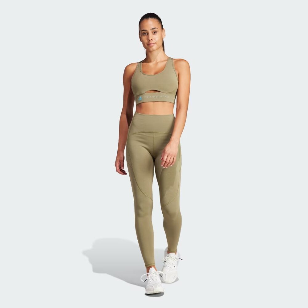 Adidas by Stella McCartney Olive Sports Bra - Picture 4 of 4